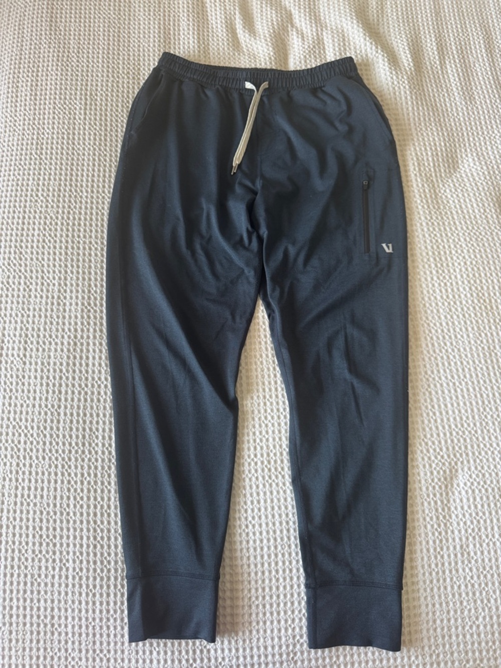 Vuori Black Men's Performance Joggers with Drawstring